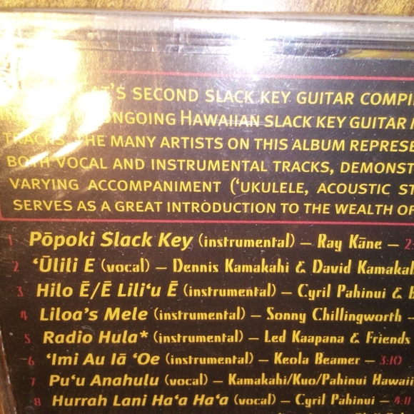 Hawaiian Slack Key Guitar Masters Collection Vol 2 1999 Dancing Cat CD Sealed - Picture 4 of 8